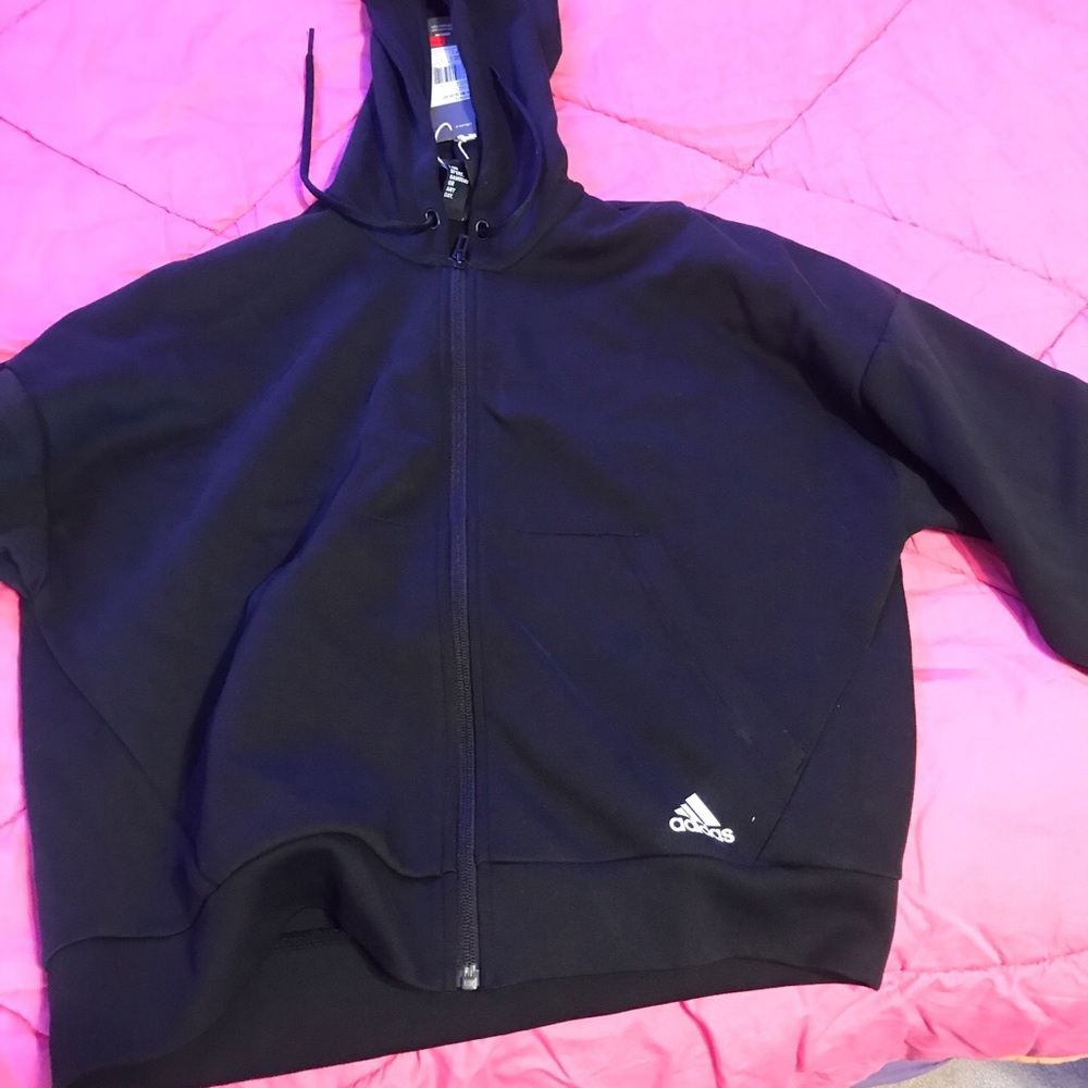 Black adidas hoodie
